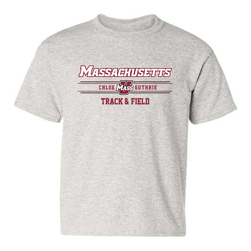 UMass - NCAA Women's Track & Field : Chloe Guthrie - Classic Fashion Shersey Youth T-Shirt-0