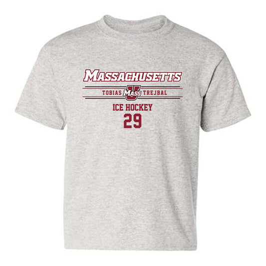 UMass - NCAA Men's Ice Hockey : Tobias Trejbal - Classic Fashion Shersey Youth T-Shirt-0