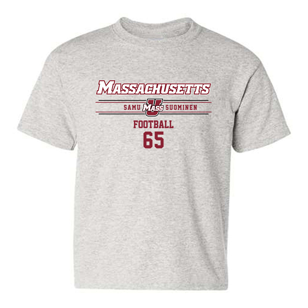 UMass - NCAA Football : Samu Suominen - Classic Fashion Shersey Youth T-Shirt-0