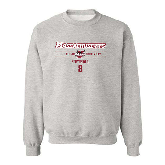 UMass - NCAA Softball : Lillie Scheivert - Classic Fashion Shersey Crewneck Sweatshirt-0