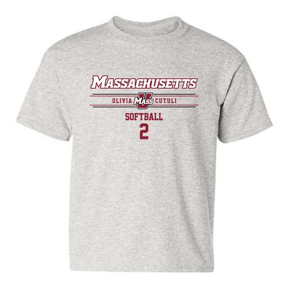 UMass - NCAA Softball : Olivia Cutuli - Classic Fashion Shersey Youth T-Shirt-0
