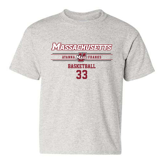 UMass - NCAA Women's Basketball : Ayanna Franks - Classic Fashion Shersey Youth T-Shirt-0
