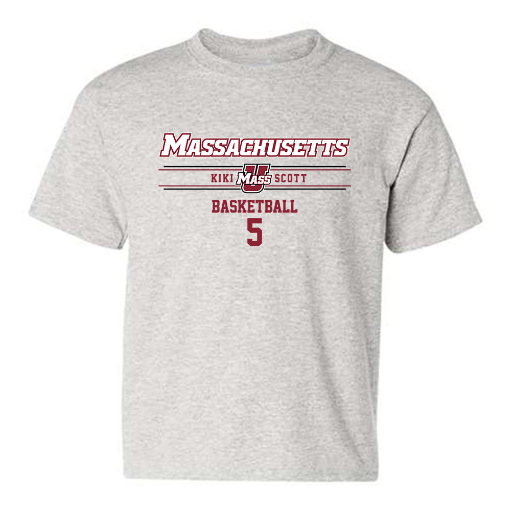 UMass - NCAA Women's Basketball : Kiki Scott - Classic Fashion Shersey Youth T-Shirt-0