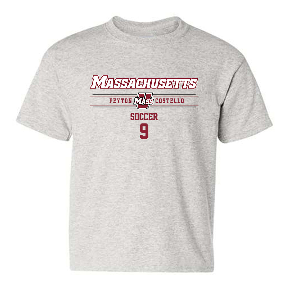 UMass - NCAA Women's Soccer : Peyton Costello - Classic Fashion Shersey Youth T-Shirt-0
