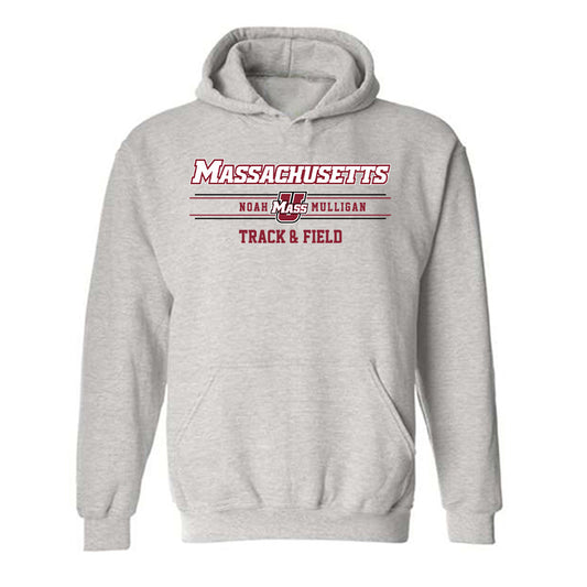 UMass - NCAA Men's Track & Field : Noah Mulligan - Classic Fashion Shersey Hooded Sweatshirt-0
