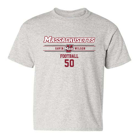 UMass - NCAA Football : Gavin Wilson - Classic Fashion Shersey Youth T-Shirt-0