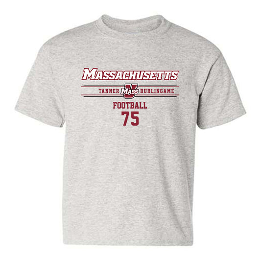 UMass - NCAA Football : Tanner Burlingame - Classic Fashion Shersey Youth T-Shirt-0