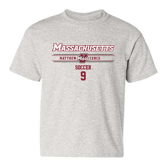 UMass - NCAA Men's Soccer : Matthew Cence - Classic Fashion Shersey Youth T-Shirt-0