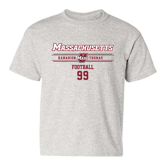 UMass - NCAA Football : Kamarion Thomas - Classic Fashion Shersey Youth T-Shirt-0