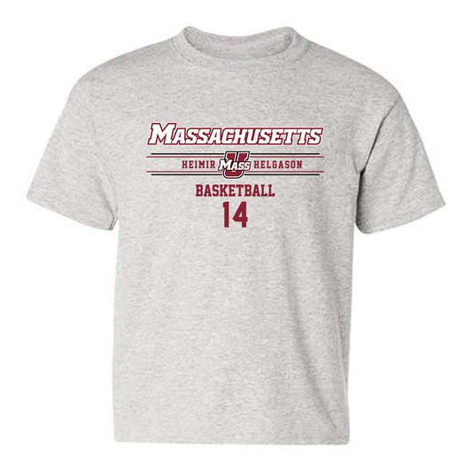 UMass - NCAA Men's Basketball : Heimir Helgason - Classic Fashion Shersey Youth T-Shirt-0