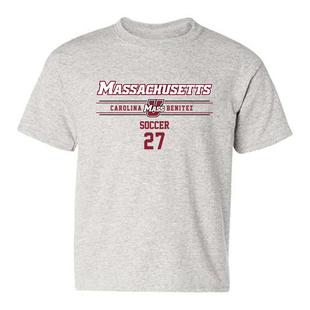 UMass - NCAA Women's Soccer : Carolina Benitez - Classic Fashion Shersey Youth T-Shirt-0