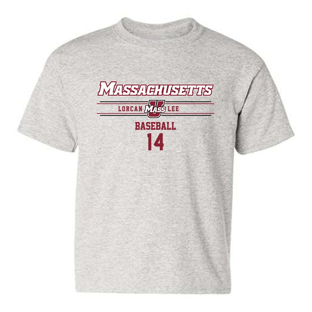 UMass - NCAA Baseball : Lorcan Lee - Classic Fashion Shersey Youth T-Shirt-0