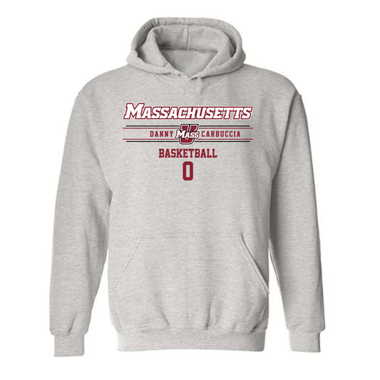 UMass - NCAA Men's Basketball : Danny Carbuccia - Classic Fashion Shersey Hooded Sweatshirt-0