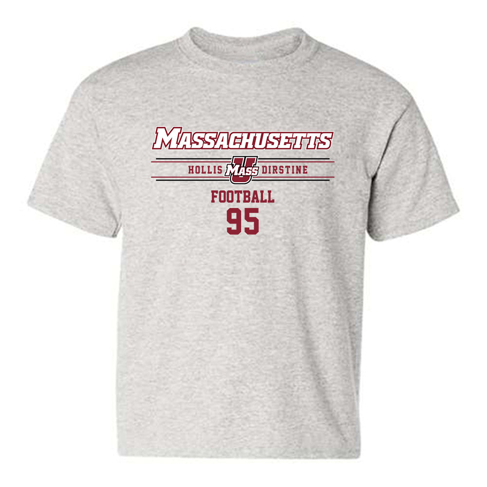 UMass - NCAA Football : Hollis Dirstine - Classic Fashion Shersey Youth T-Shirt-0