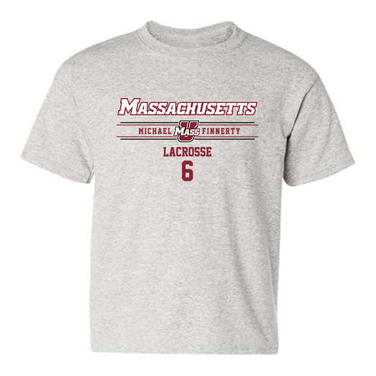 UMass - NCAA Men's Lacrosse : Michael Finnerty - Classic Fashion Shersey Youth T-Shirt-0