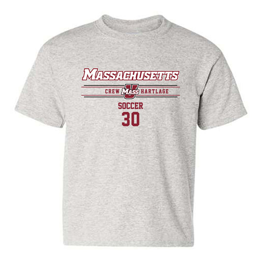 UMass - NCAA Men's Soccer : Crew Hartlage - Classic Fashion Shersey Youth T-Shirt-0