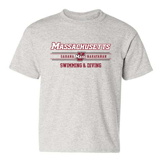 UMass - NCAA Women's Swimming & Diving : Sahana Narayanan - Classic Fashion Shersey Youth T-Shirt-0