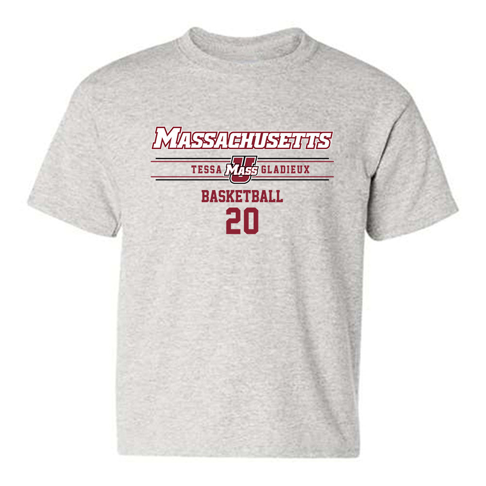 UMass - NCAA Women's Basketball : Tessa Gladieux - Classic Fashion Shersey Youth T-Shirt-0