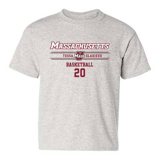 UMass - NCAA Women's Basketball : Tessa Gladieux - Classic Fashion Shersey Youth T-Shirt-0