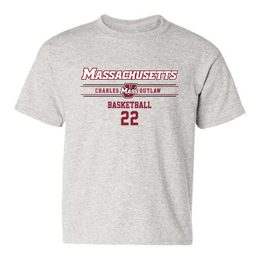 UMass - NCAA Men's Basketball : Charles Outlaw - Classic Fashion Shersey Youth T-Shirt-0