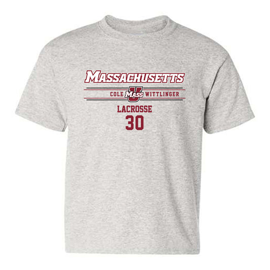 UMass - NCAA Men's Lacrosse : Cole Wittlinger - Classic Fashion Shersey Youth T-Shirt-0