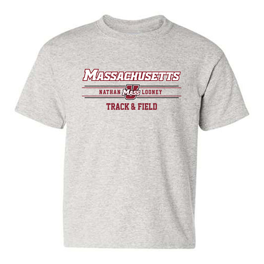 UMass - NCAA Men's Track & Field : Nathan Looney - Classic Fashion Shersey Youth T-Shirt-0