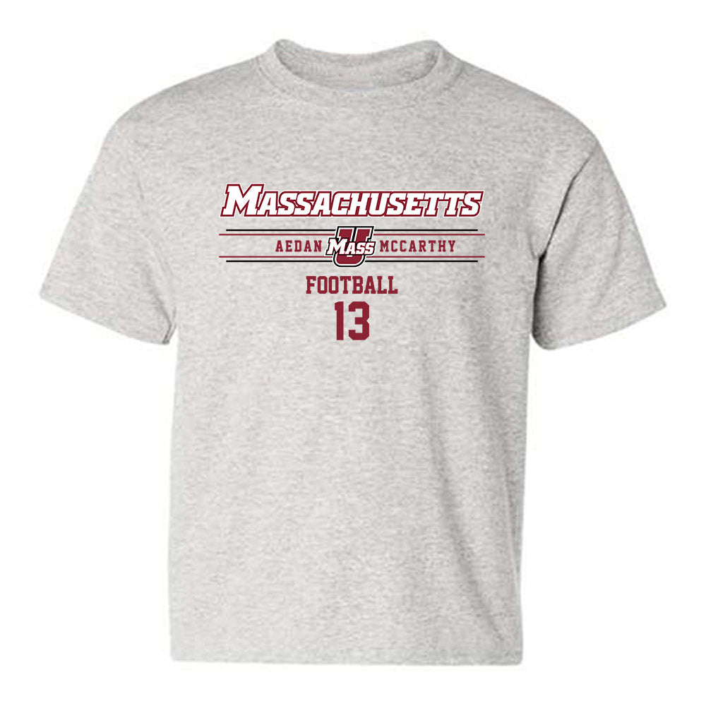 UMass - NCAA Football : Aedan McCarthy - Classic Fashion Shersey Youth T-Shirt-0