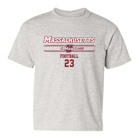 UMass - NCAA Football : JC Clark - Classic Fashion Shersey Youth T-Shirt-0