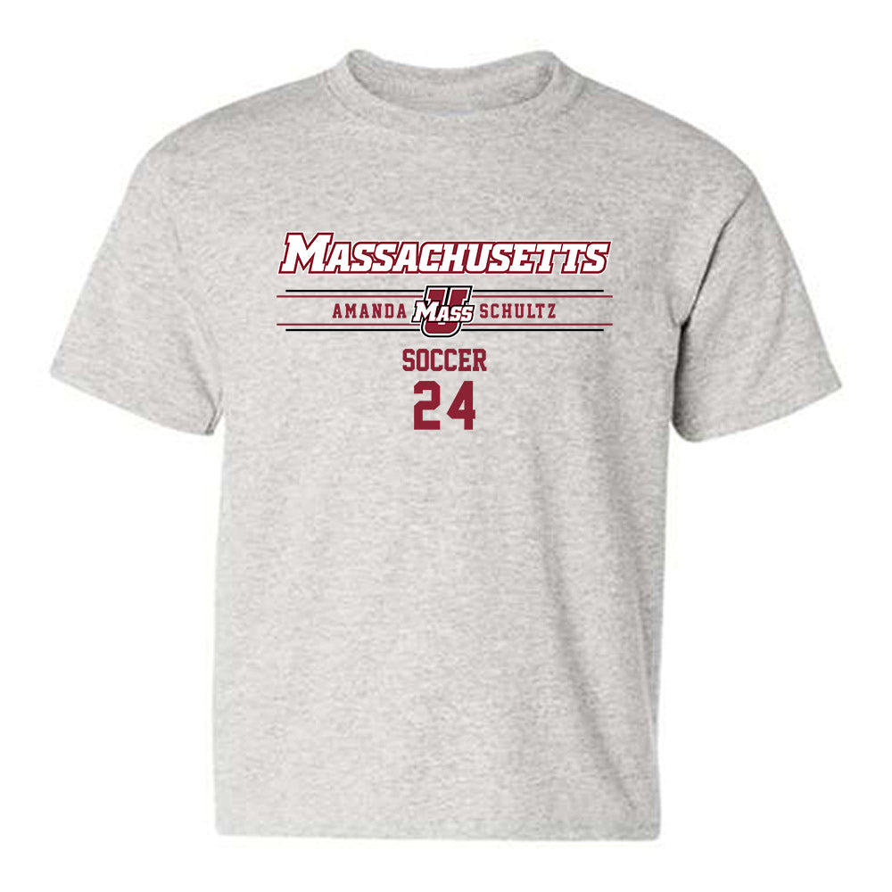 UMass - NCAA Women's Soccer : Amanda Schultz - Classic Fashion Shersey Youth T-Shirt-0