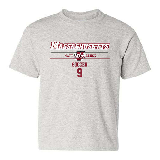 UMass - NCAA Men's Soccer : Matt Cence - Classic Fashion Shersey Youth T-Shirt-0