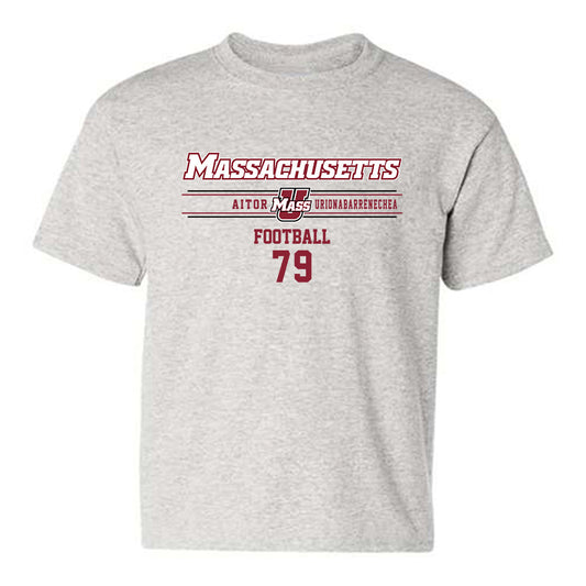 UMass - NCAA Football : Aitor Urionabarrenechea - Classic Fashion Shersey Youth T-Shirt-0