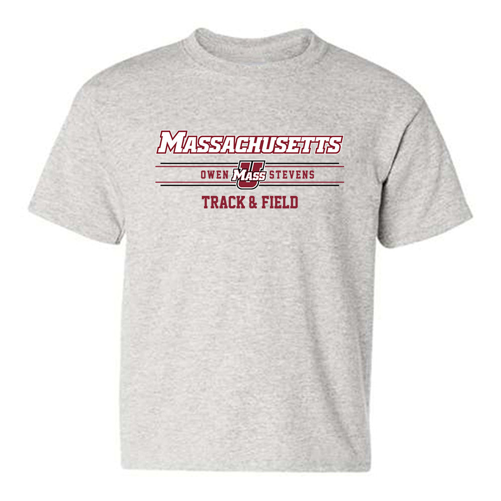 UMass - NCAA Men's Track & Field : Owen Stevens - Classic Fashion Shersey Youth T-Shirt-0
