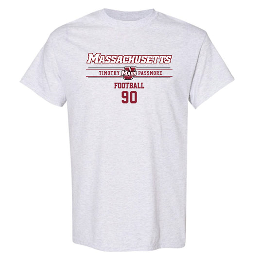 UMass - NCAA Football : Timothy Passmore - Classic Fashion Shersey T-Shirt-0