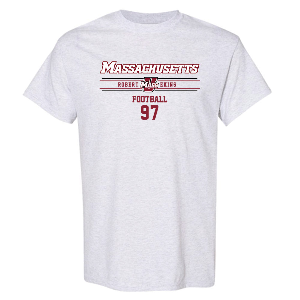 UMass - NCAA Football : Robert Ekins - Classic Fashion Shersey T-Shirt-0