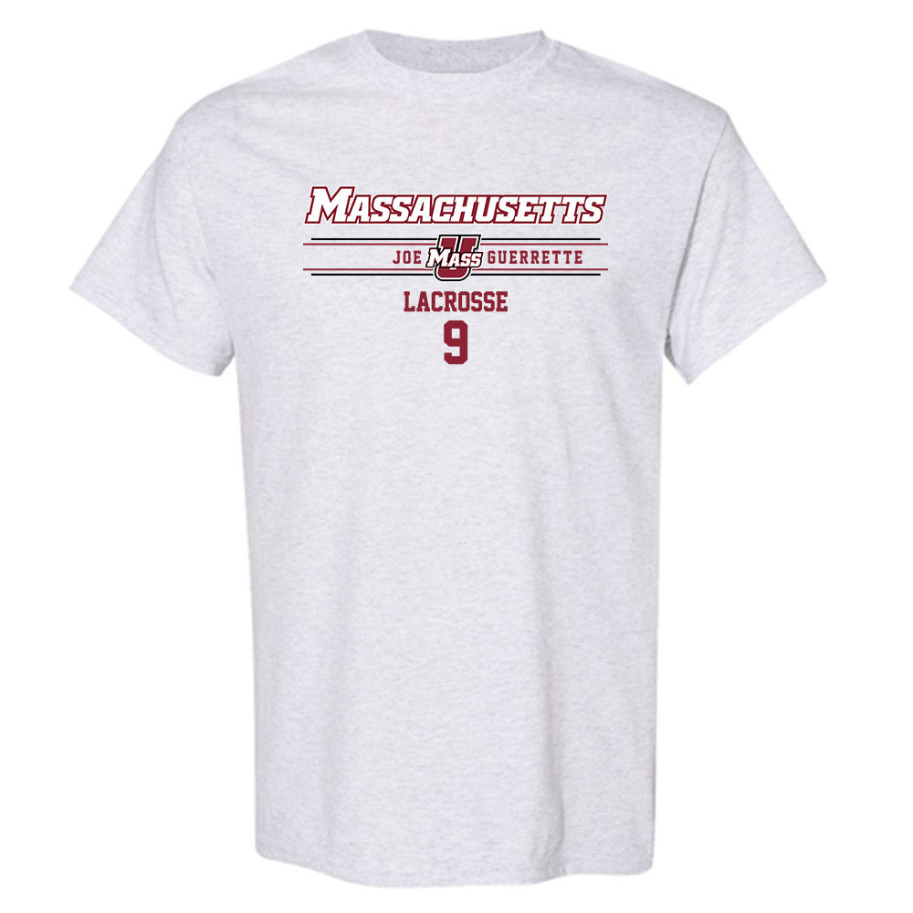 UMass - NCAA Men's Lacrosse : Joe Guerrette - Classic Fashion Shersey T-Shirt-0