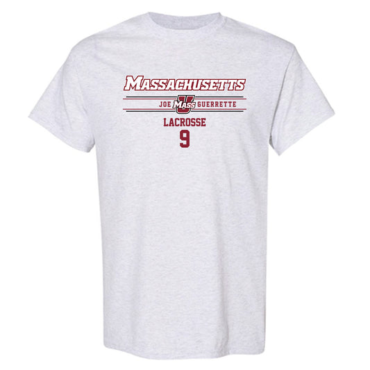 UMass - NCAA Men's Lacrosse : Joe Guerrette - Classic Fashion Shersey T-Shirt-0