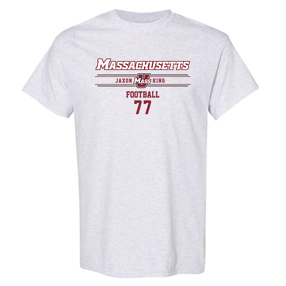 UMass - NCAA Football : Jaxon King - Classic Fashion Shersey T-Shirt