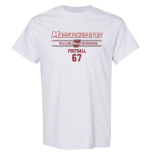 UMass - NCAA Football : William McNamara - Classic Fashion Shersey T-Shirt-0