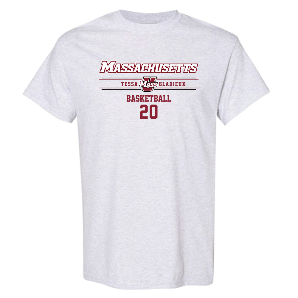 UMass - NCAA Women's Basketball : Tessa Gladieux - Classic Fashion Shersey T-Shirt-0