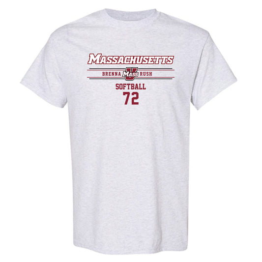 UMass - NCAA Softball : Brenna Rush - Classic Fashion Shersey T-Shirt-0