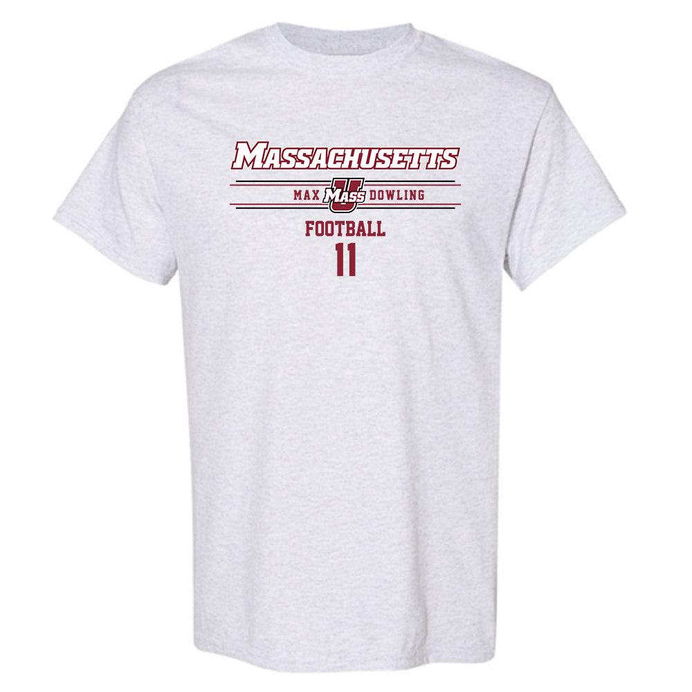 UMass - NCAA Football : Max Dowling - Classic Fashion Shersey T-Shirt-0