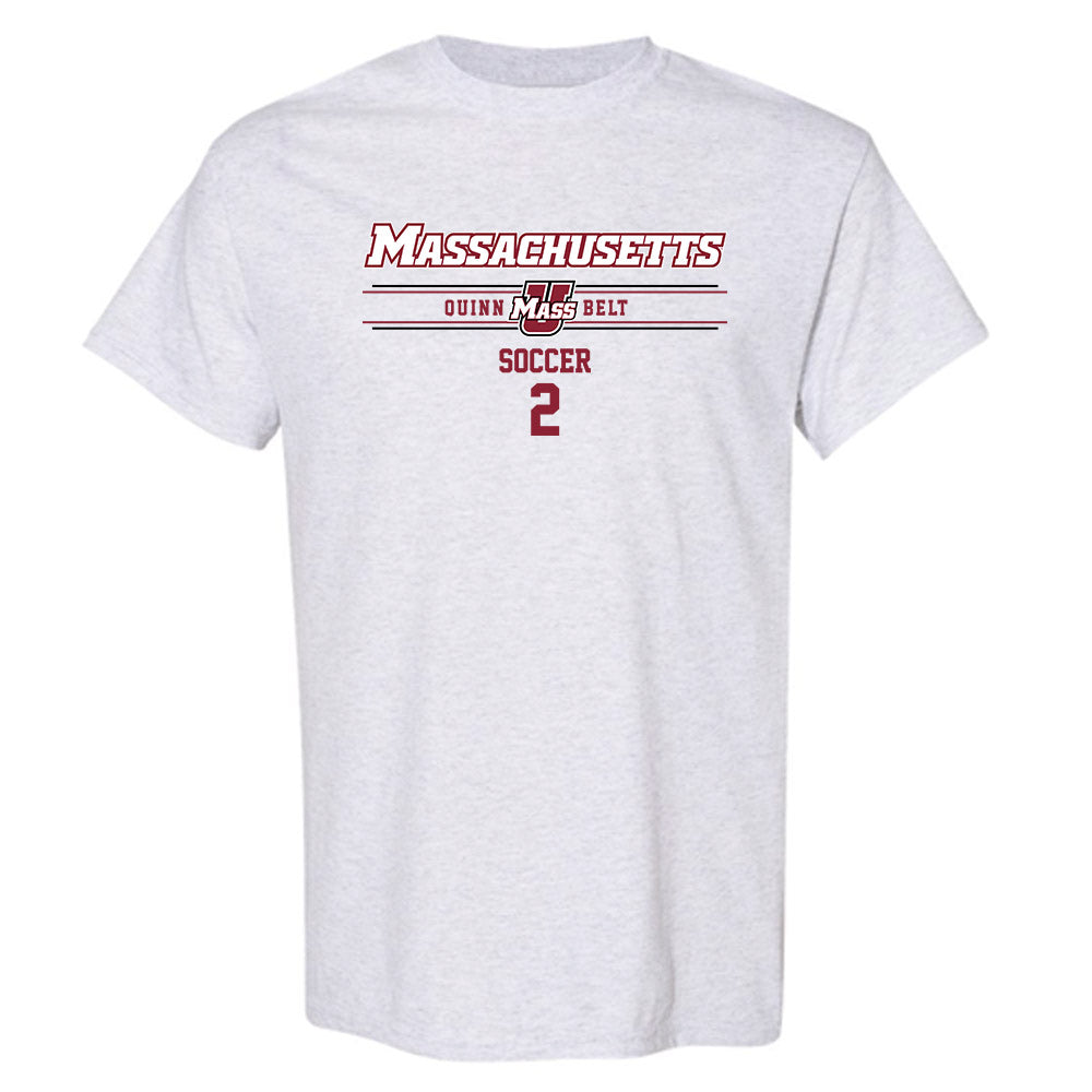 UMass - NCAA Men's Soccer : Quinn Belt - Classic Fashion Shersey T-Shirt-0