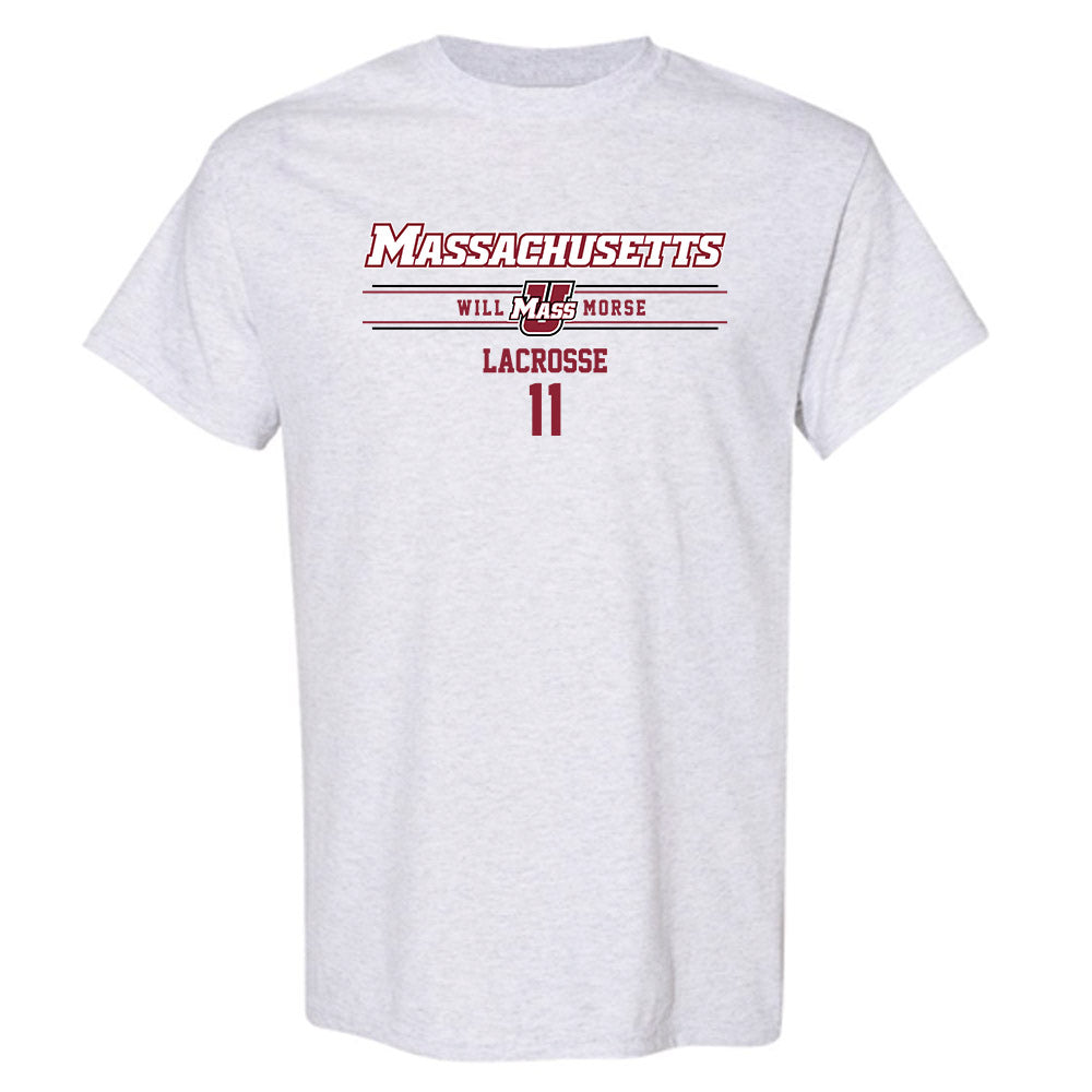 UMass - NCAA Men's Lacrosse : Will Morse - Classic Fashion Shersey T-Shirt-0
