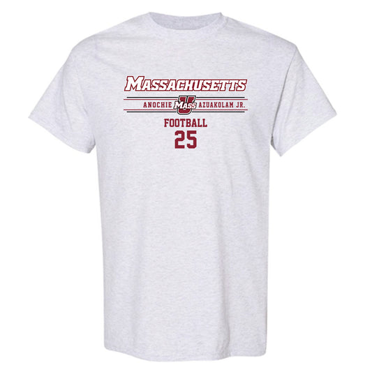 UMass - NCAA Football : Anochie Azuakolam Jr. - Classic Fashion Shersey T-Shirt-0