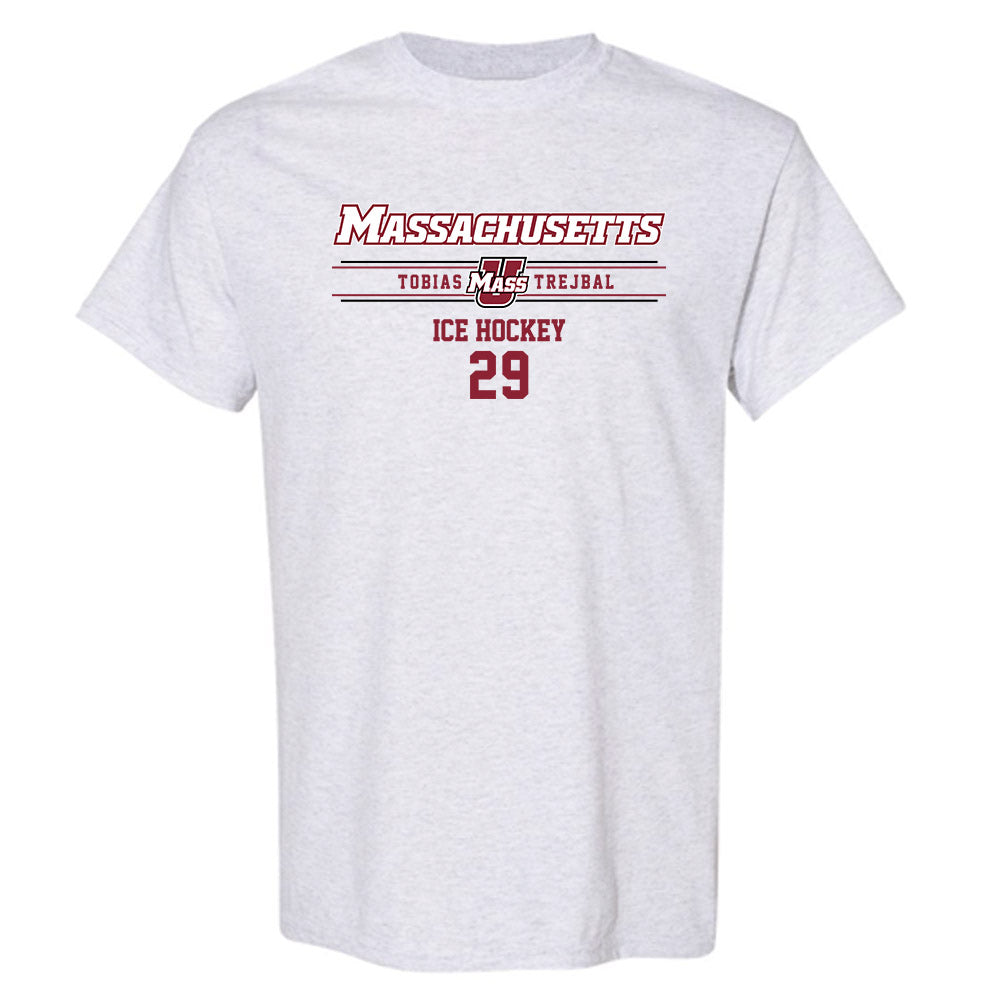 UMass - NCAA Men's Ice Hockey : Tobias Trejbal - Classic Fashion Shersey T-Shirt-0