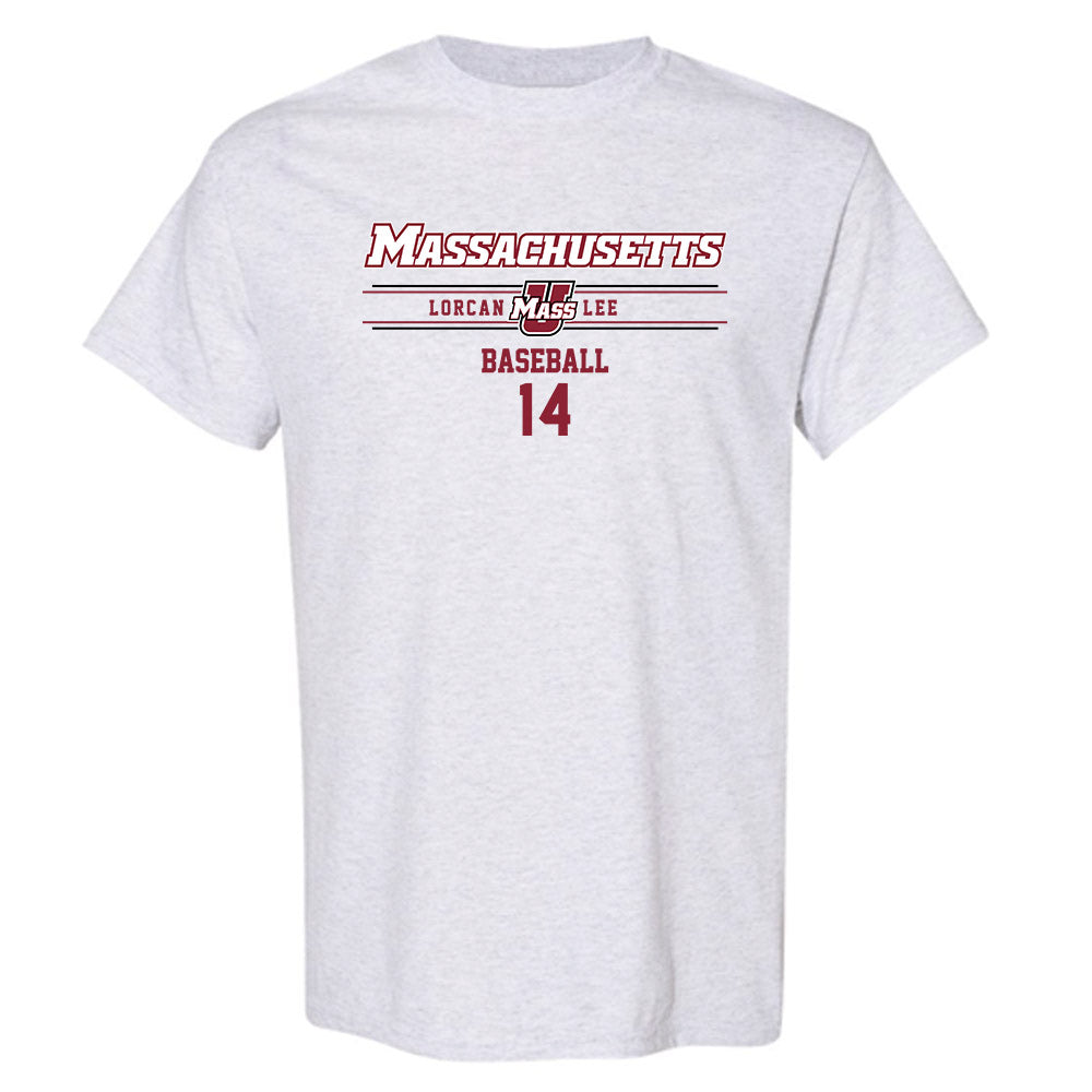 UMass - NCAA Baseball : Lorcan Lee - Classic Fashion Shersey T-Shirt-0