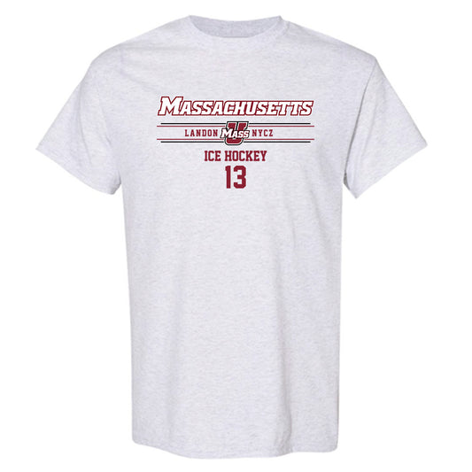 UMass - NCAA Men's Ice Hockey : Landon Nycz - Classic Fashion Shersey T-Shirt-0