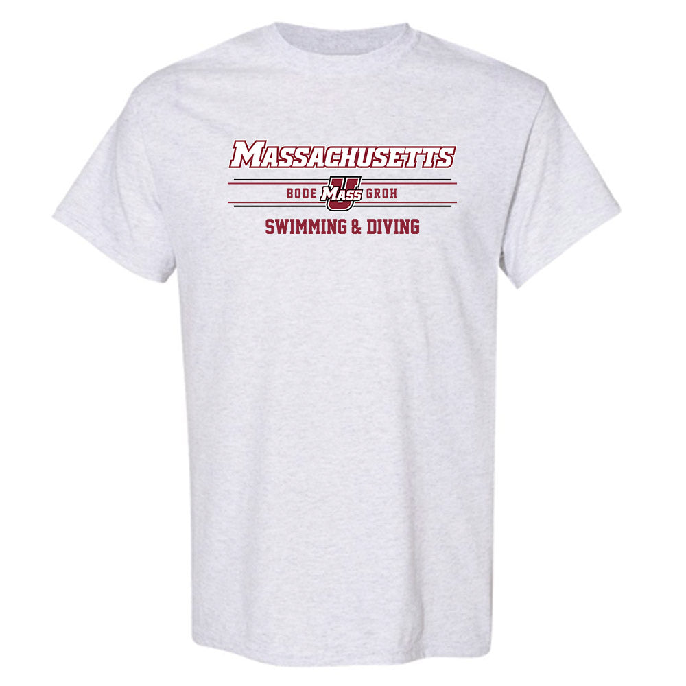 UMass - NCAA Men's Swimming & Diving : Bode Groh - Classic Fashion Shersey T-Shirt-0