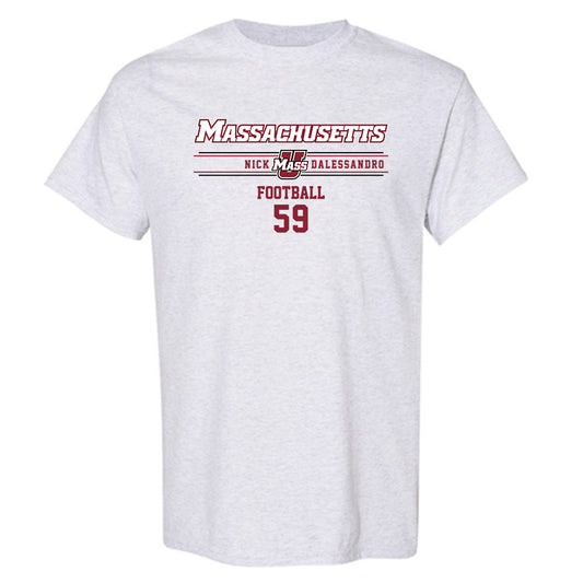 UMass - NCAA Football : Nick Dalessandro - Classic Fashion Shersey T-Shirt-0