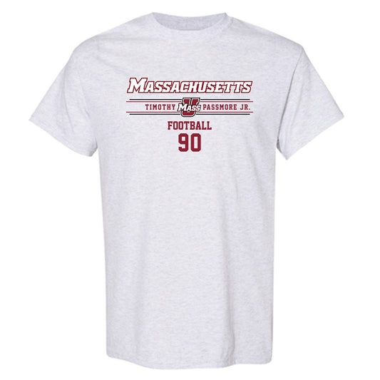 UMass - NCAA Football : Timothy Passmore Jr. - Classic Fashion Shersey T-Shirt-0